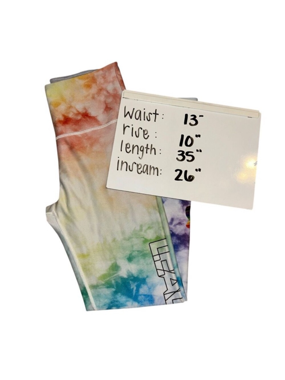 Peloton multicolor lead with love leggings size small - Picture 6 of 6